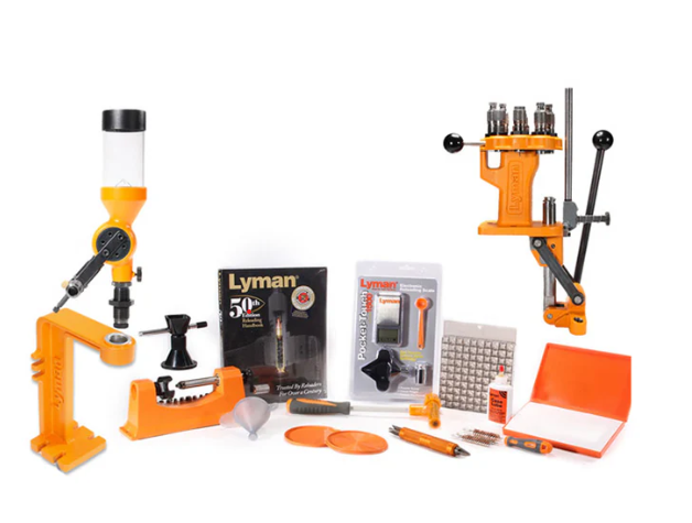 LYMAN BRASS SMITH ALL AMERICAN 8 TURRET PRESS RELOADING KIT