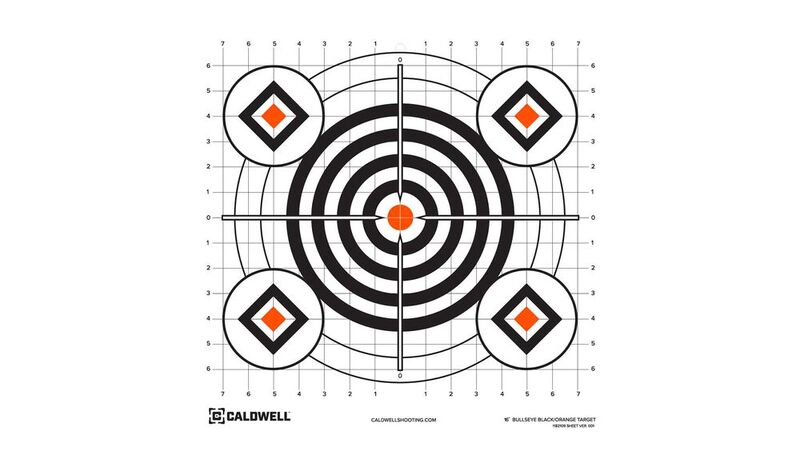 Caldwell 16" Bullseye Paper Shooting Target - 10 Sheets