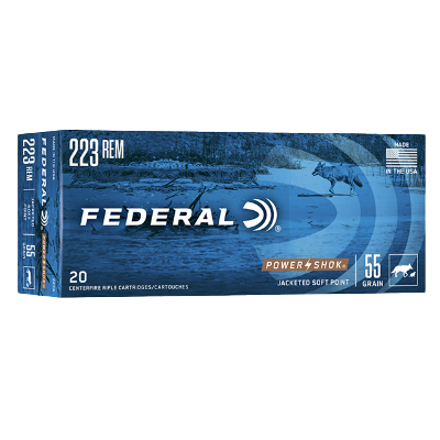 FEDERAL 223 REM 55GR SP POWER-SHOK