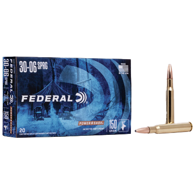 FEDERAL 30-06 SPR 150GR SP POWER-SHOK