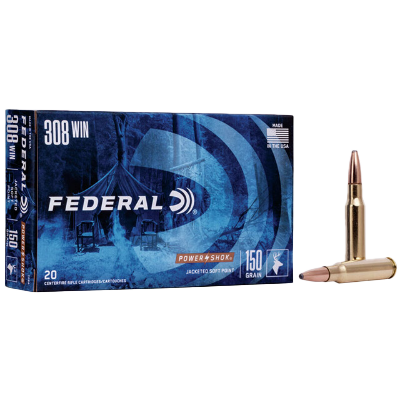 FEDERAL 308 WIN 150GR SP POWER-SHOK