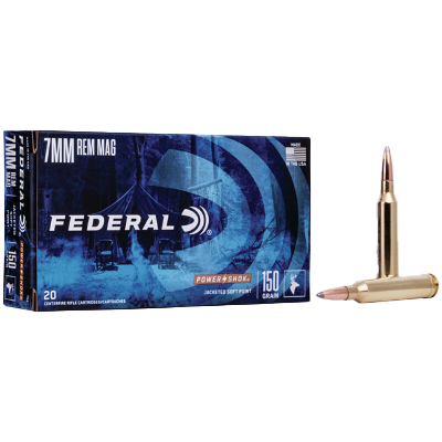 FEDERAL 7MM REM MAG 150GR SP POWER-SHOK